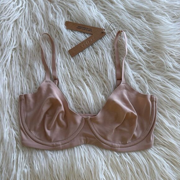 Skims Fits Everybody Unlined Demi Bra Mica Size 32DD - Picture 1 of 7